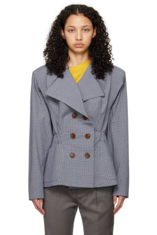 Gray Ella Blazer | SSENSE