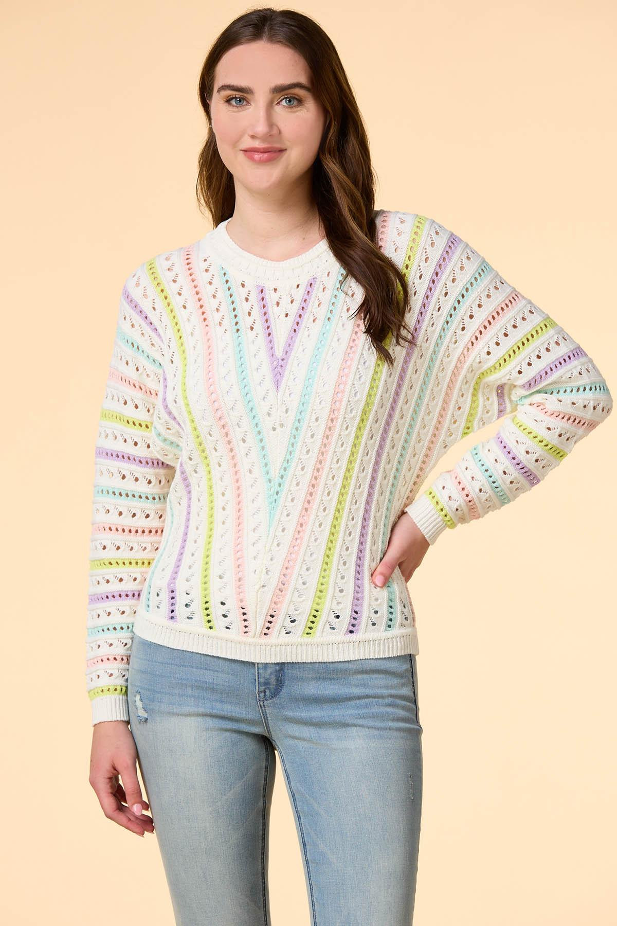 pretty in pastels sweater | Versona