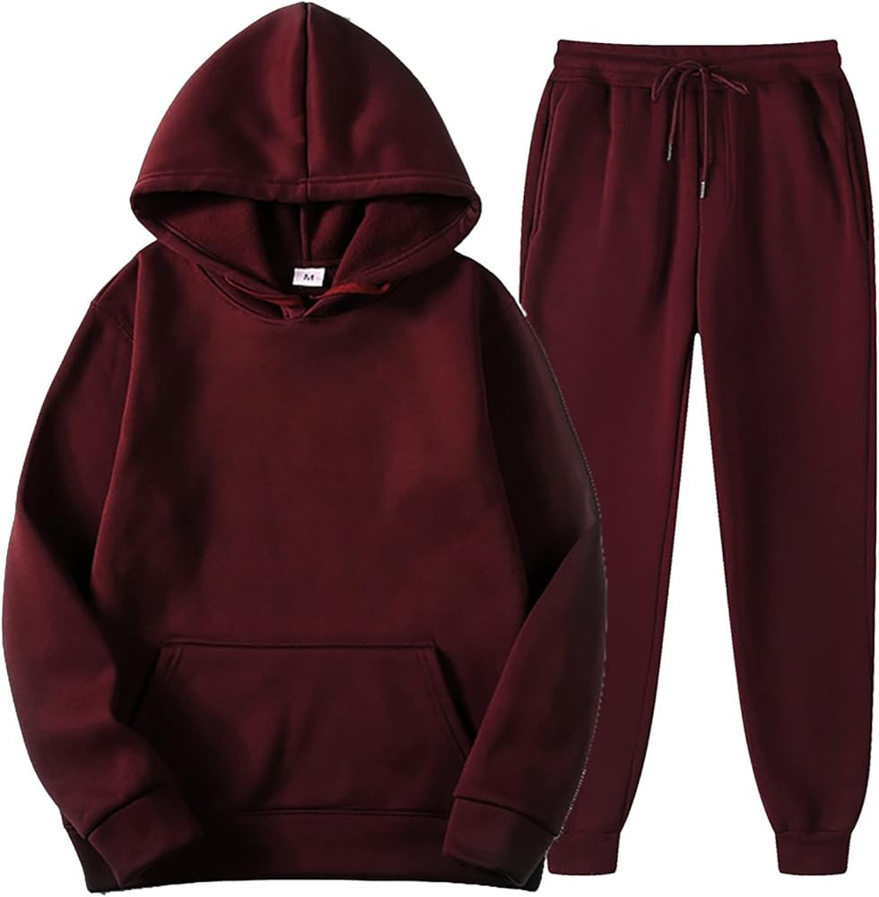 Rvidbe Sweatsuits for Women, Womens Two Piece Outfits Casual Sweatsuits Solid Tracksuit Matching ... | Amazon (US)