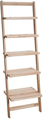 Book Shelf for Living Room, Bathroom, and Kitchen Shelving, Home Décor by Lavish Home- 5-Tier De... | Amazon (US)