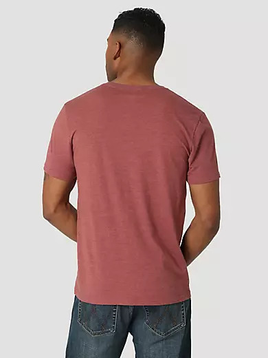 Men's Ornate Steer Head Graphic T-Shirt in Burgundy Heather | Wrangler