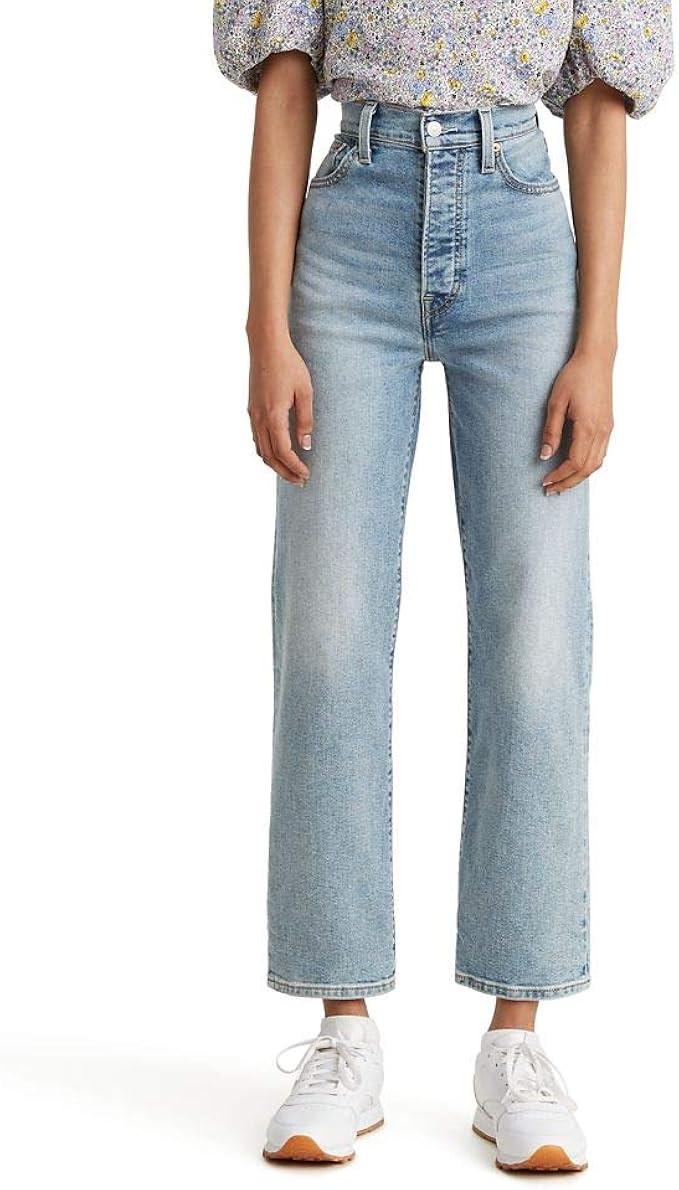 Levi's Women's Ribcage Straight Ankle Jeans | Amazon (US)