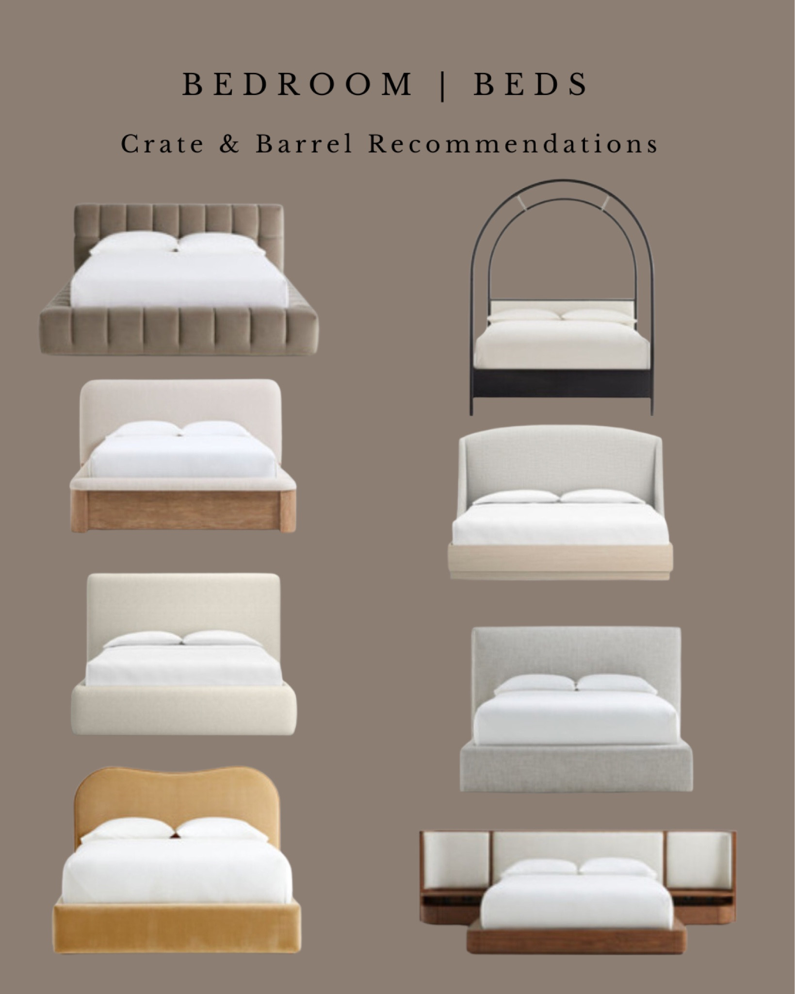 Crate & Barrel Bed Recommendations! 

#LTKHome