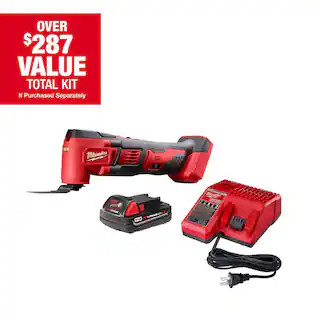 M18 18V Lithium-Ion Cordless Oscillating Multi-Tool Kit with one 1.5 Ah Battery & Charger | The Home Depot