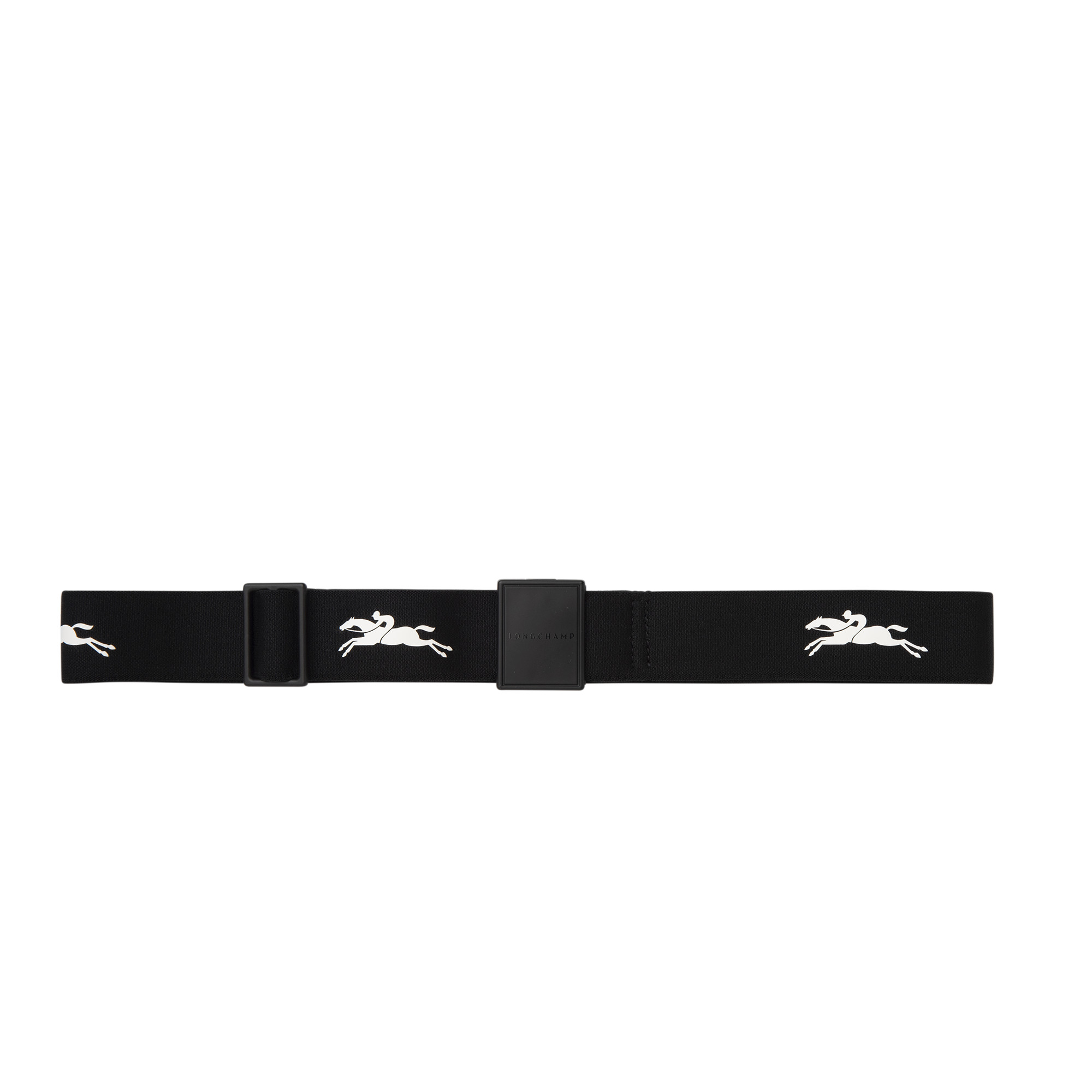 Ladies' belt Black - Canvas | Longchamp US | Longchamp