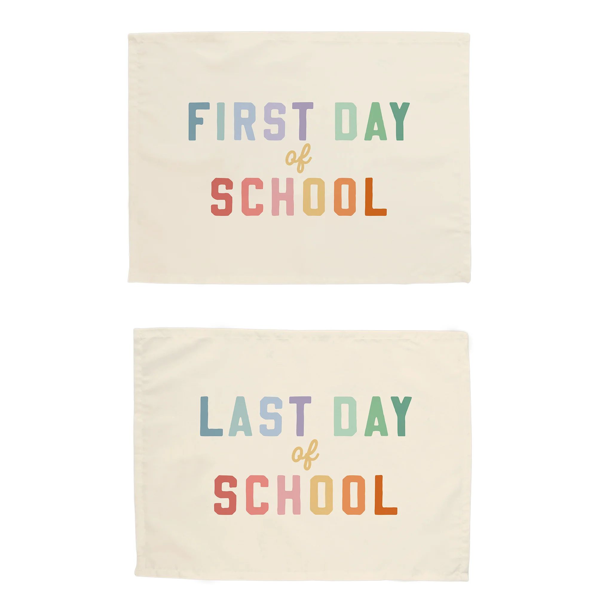 {Rainbow} School Banner Bundle | Hunny Prints
