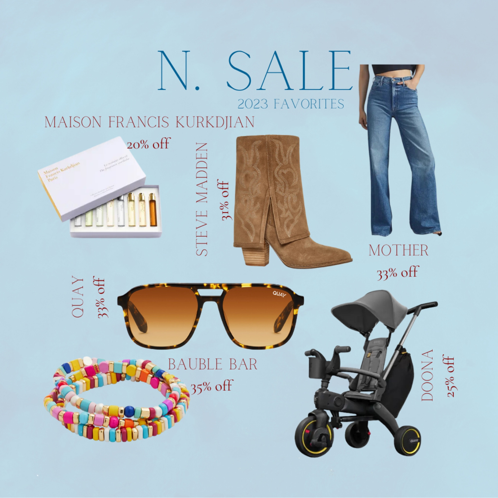 2023 N.Sale Favorites 

#stevemadden #nsale #nordstrom #doona #baublebar 

#LTKFind #LTKxNSale #LTKSeasonal