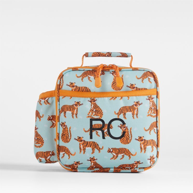 Big Cats Soft Insulated Kids Personalized Thermal Lunch Box + Reviews | Crate & Kids | Crate & Barrel