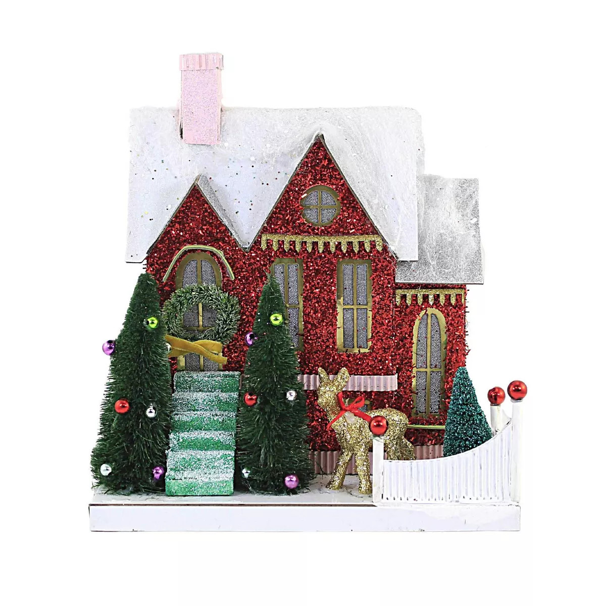 Cody Foster 11.0 Inch Ruby Residence Christmas Putz Deer Village Buildings | Target