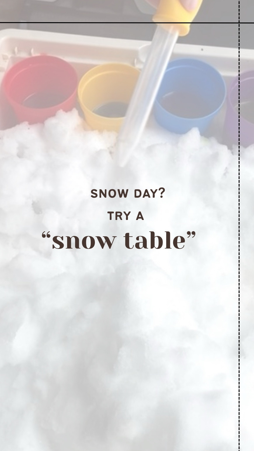 When the activity table is so good that you get hours of uninterrupted time >>>> 

Got snow? Try a snow table! 

#LTKdayinmylife #LTKmomlife #LTKKids