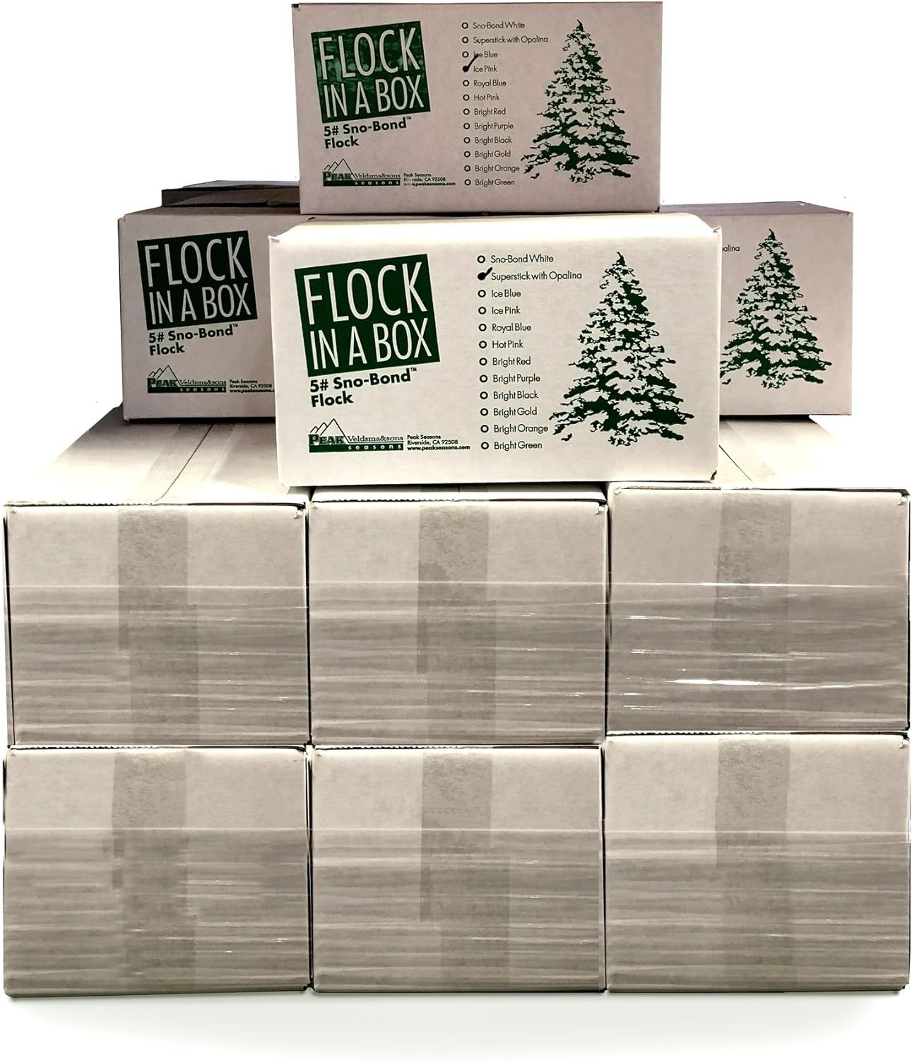 Peak Seasons 11105 5 Lbs White Sno-Bond Flock In A Box | Amazon (US)
