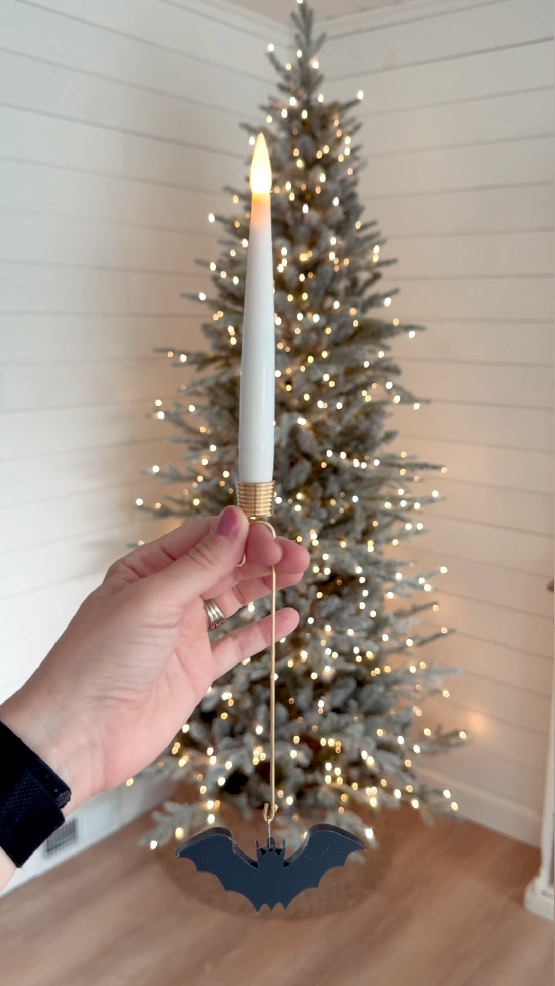 The cutest bat candles for your Halloween tree! I will use any excuse to put my tree up in September! 

#LTKStyleTip #LTKSeasonal #LTKHome