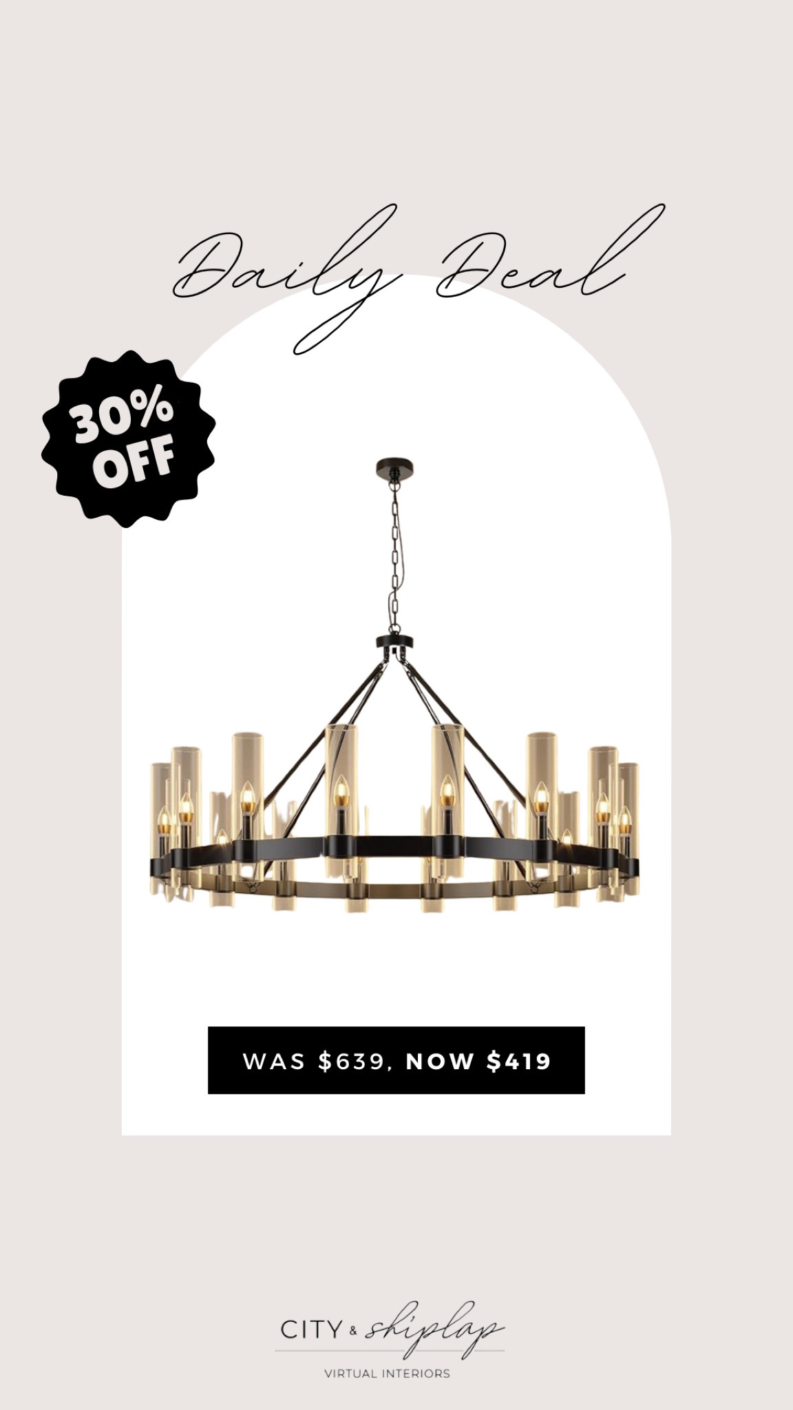Amazon light fixture deal over 30% off

#LTKSaleAlert #LTKHome