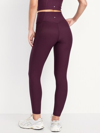 Extra-High Waisted PowerSoft Boundless 7/8 Pocket Leggings – No Front Seam | Old Navy (US)