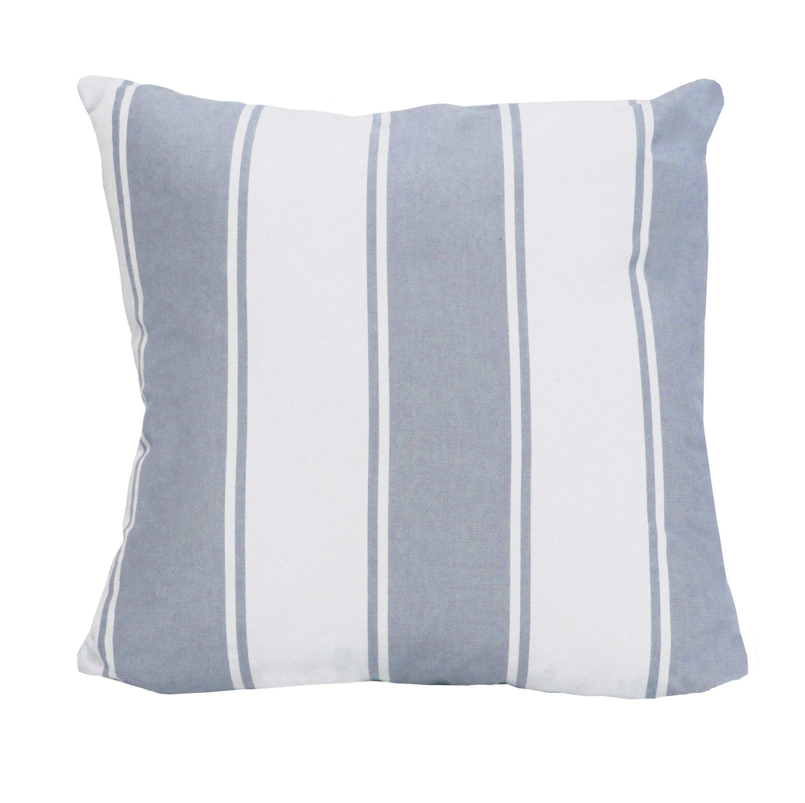 Stratton Home Decor Blue Stripe Pillow | Walmart (US)