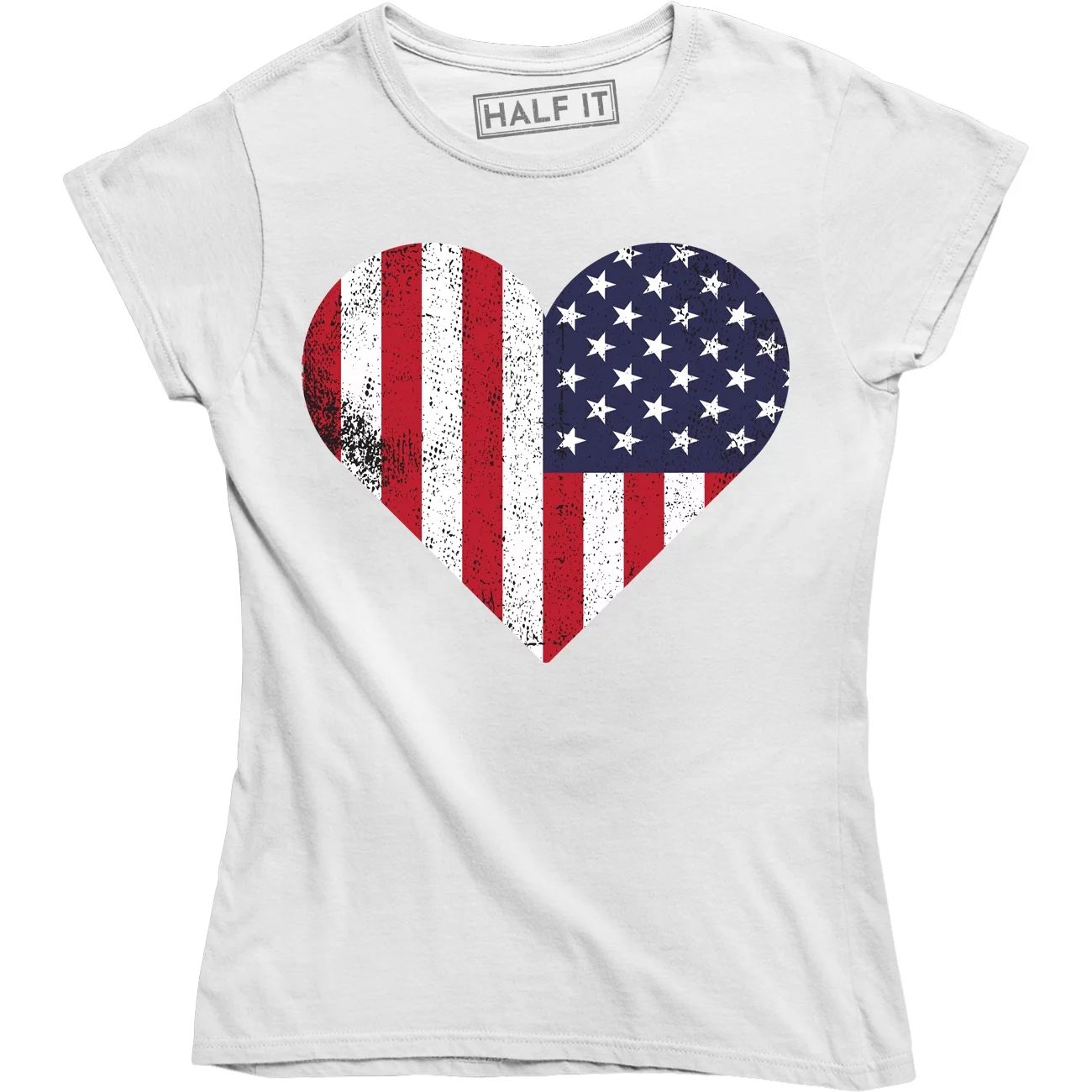 USA Flag 4th of July Independence Day American Flag Women's T-Shirt | Walmart (US)