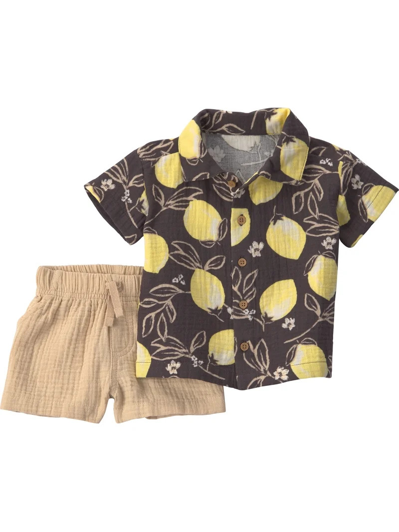 Carter's Child of Mine Baby Boy Outfit Set, 2-Piece, Sizes 0/3-24 Months | Walmart (US)