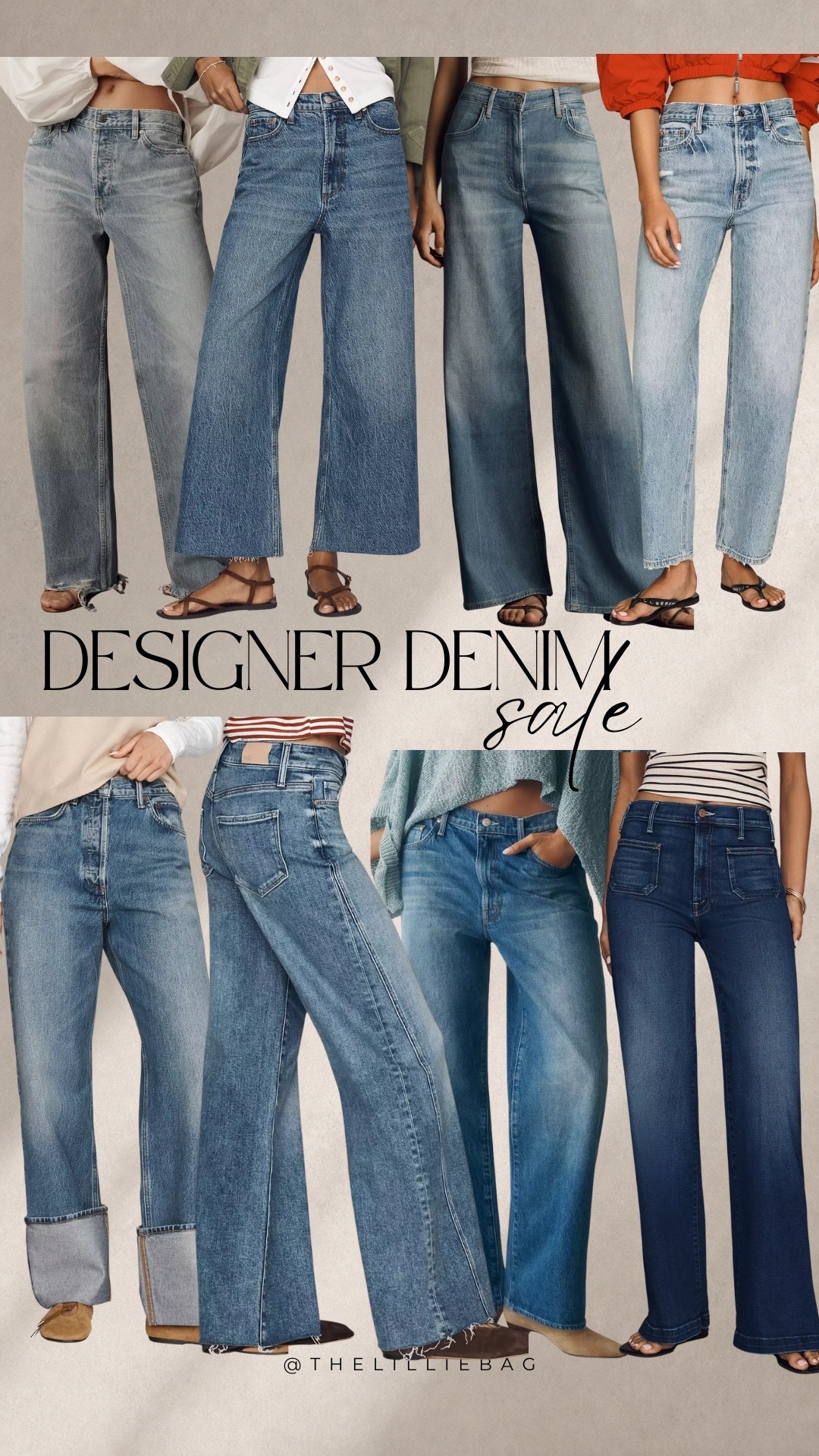 Designer denim worth grabbing while it’s marked down 👖🤎 MOTHER, AG, AGOLDE + more of those wear-on-repeat denim brands we LOVE. From relaxed wide legs and cuffed styles to everyday straight-leg fits, these are such good pairs to take into fall!

Which fit are you choosing?! 👀

designer denim sale, MOTHER jeans, AG jeans, AGOLDE jeans, women’s designer jeans, fall denim 2026, wide leg jeans, straight leg jeans, cuffed jeans, relaxed fit denim, women’s fall fashion, denim trends 2026, jeans for women, fall outfit ideas

#LTKSeasonal #LTKSaleAlert