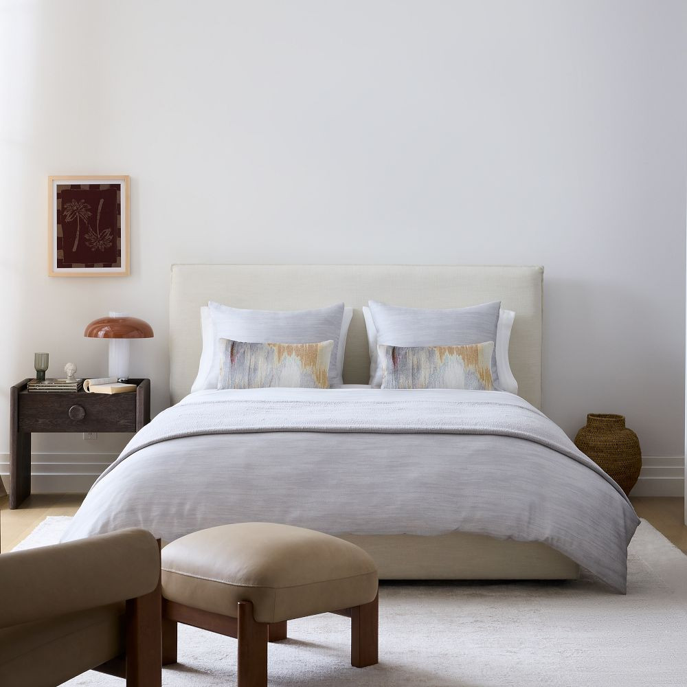 Freya Flange Low Profile Bed | West Elm (US)