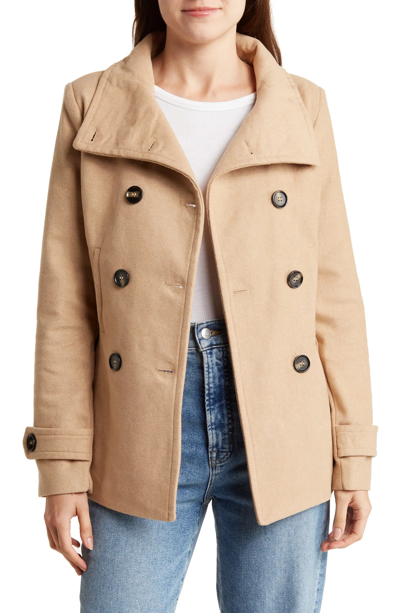 Double Breasted Peacoat | Nordstrom Rack