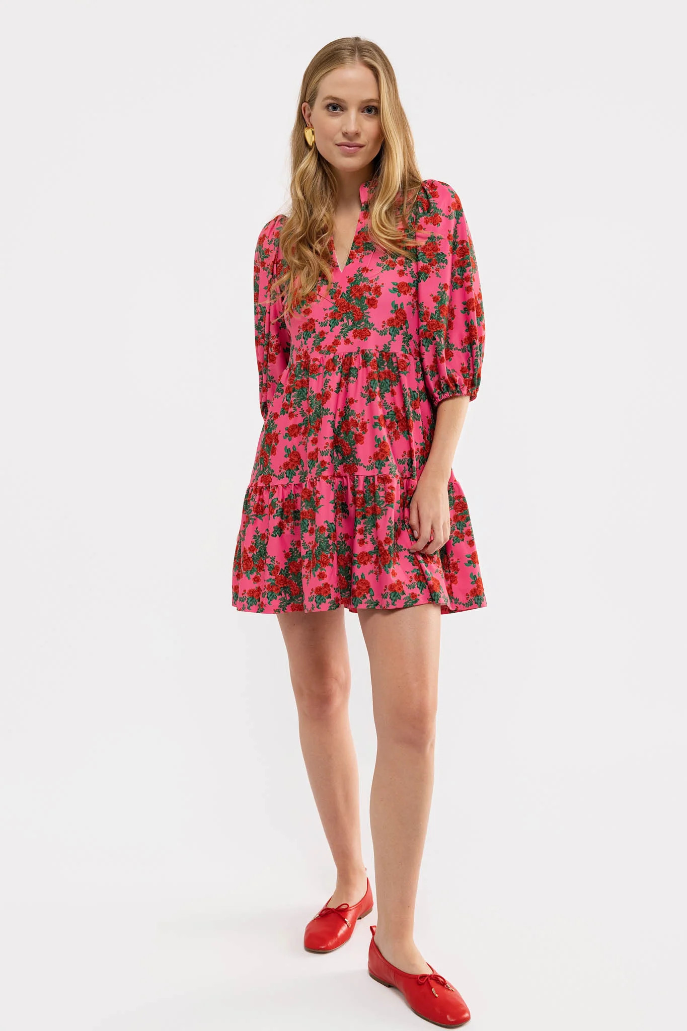 Tory Dress - Shrub Rose | Smith and Quinn