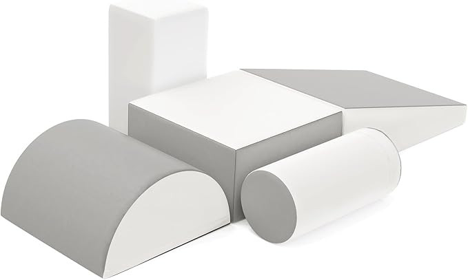 5-Piece Climb and Crawl Activity Play Set, Soft Foam Climbing Blocks for Toddlers with Wipe-Clean... | Amazon (US)