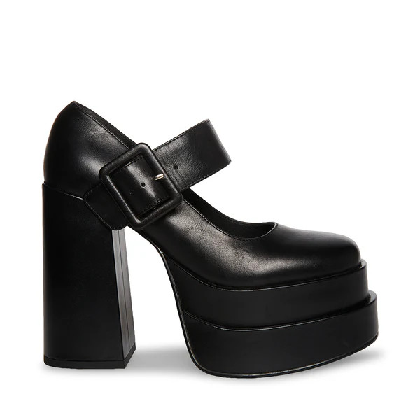 CARLY BLACK LEATHER | Steve Madden (US)