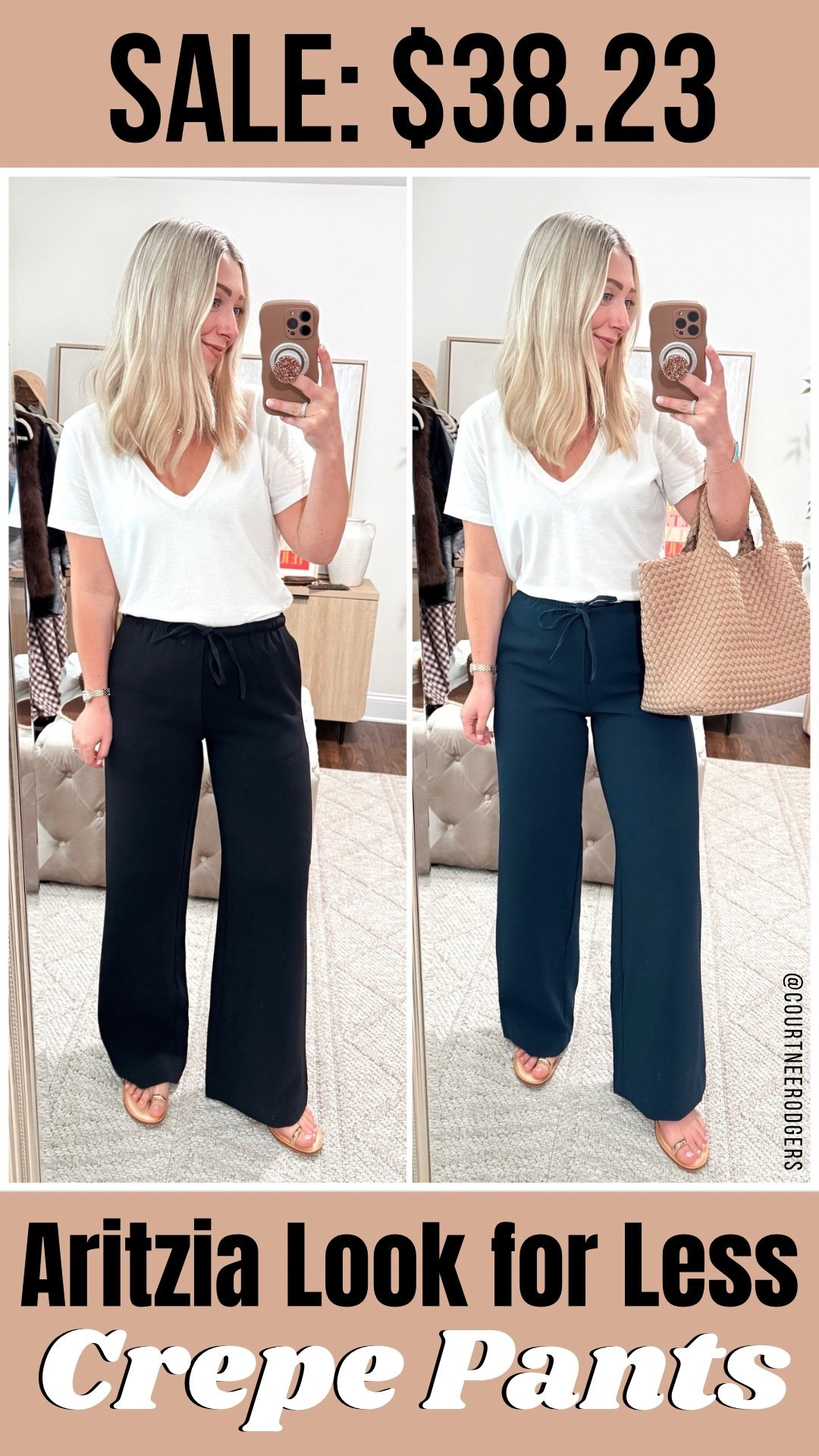 ‼️💁🏼‍♀️I have wanted the viral Aritzia Lodge crepe pants for over a year, but 1. I didn’t want to spend $138 and 2. I was between two sizes and they didn’t fit “just right” so I waited and I’m SO glad I did! I finally found a look for less and they’re SO GOOD!!! 💙  Size down if in between (Size 4 for reference wearing size XS regular length 5’4”)

Aritzia, loft, travel pants 

#LTKmomlife #LTKdayinmylife #LTKootd