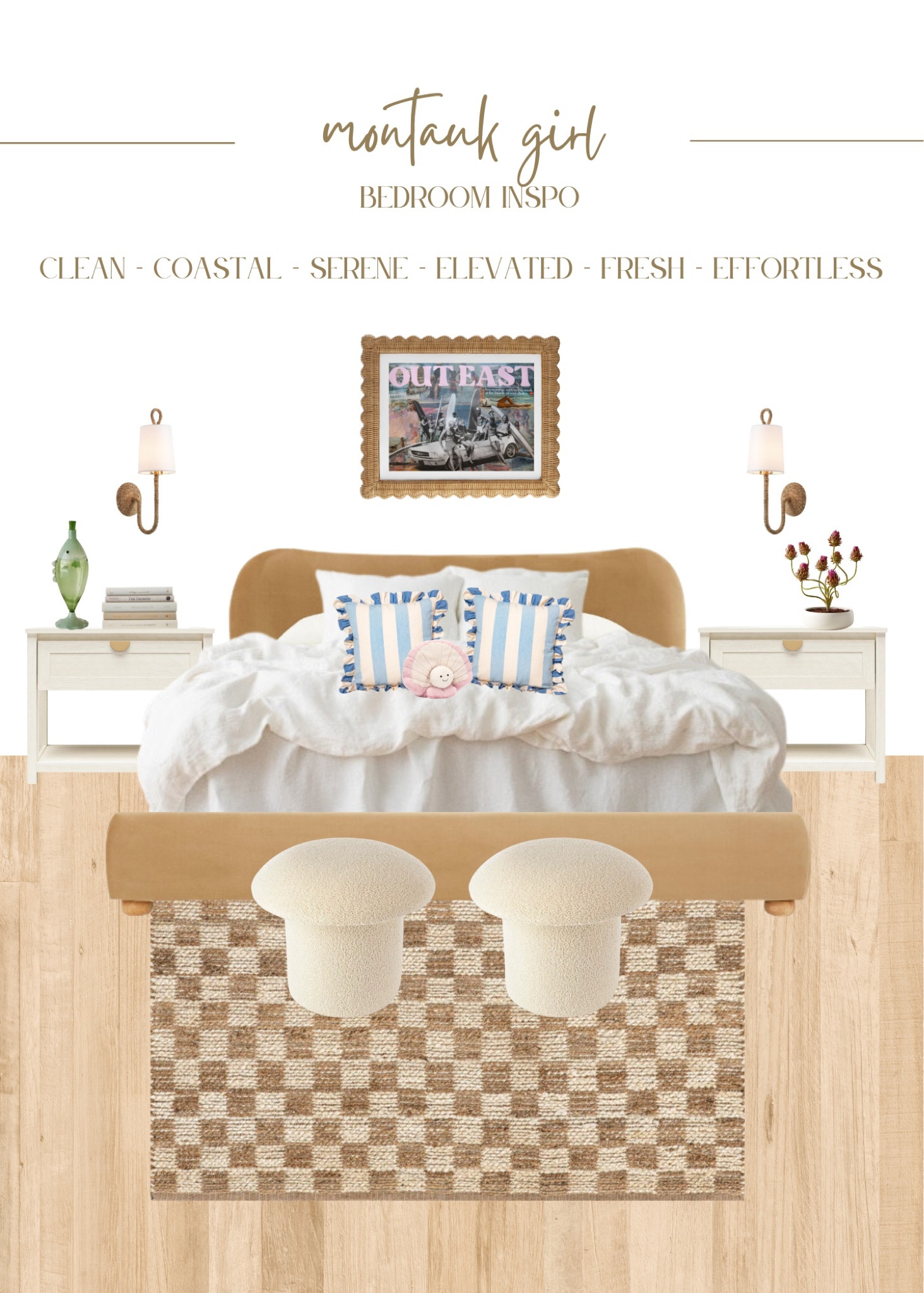 Montauk Coastal Girl Bedroom 

#LTKHome #LTKU