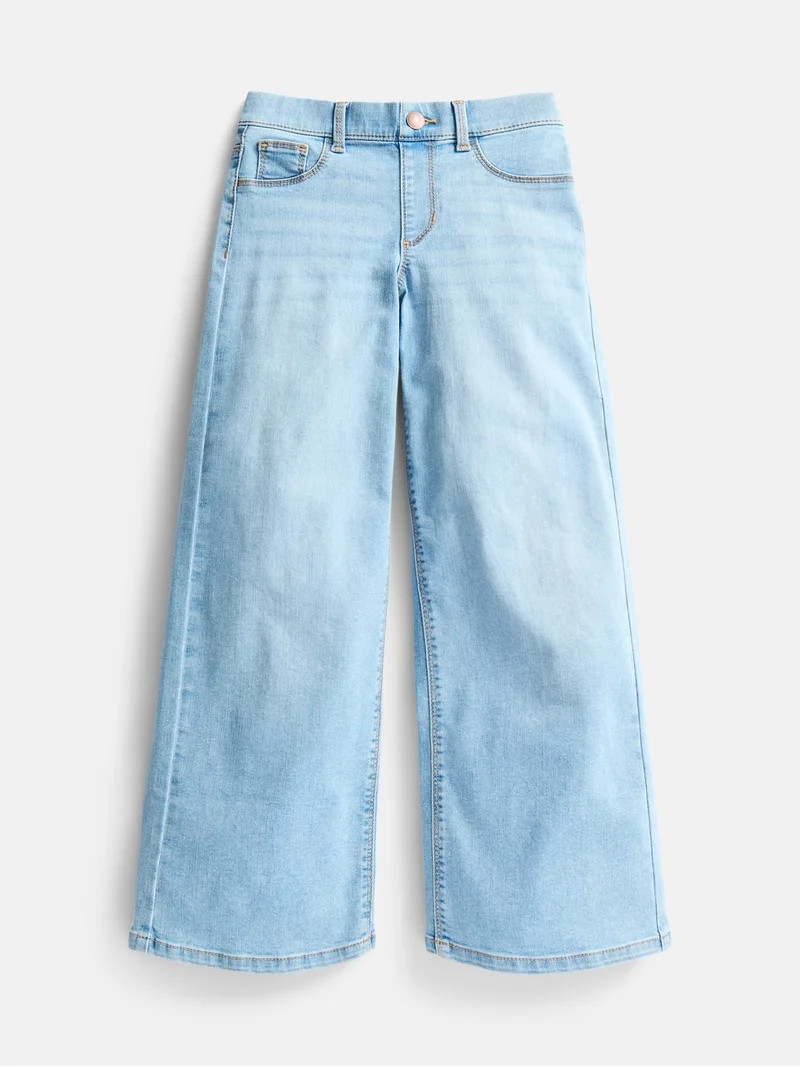 Wonder Nation Girls Fashion Wide Leg Jegging, Sizes 4-18 & Plus | Walmart (US)