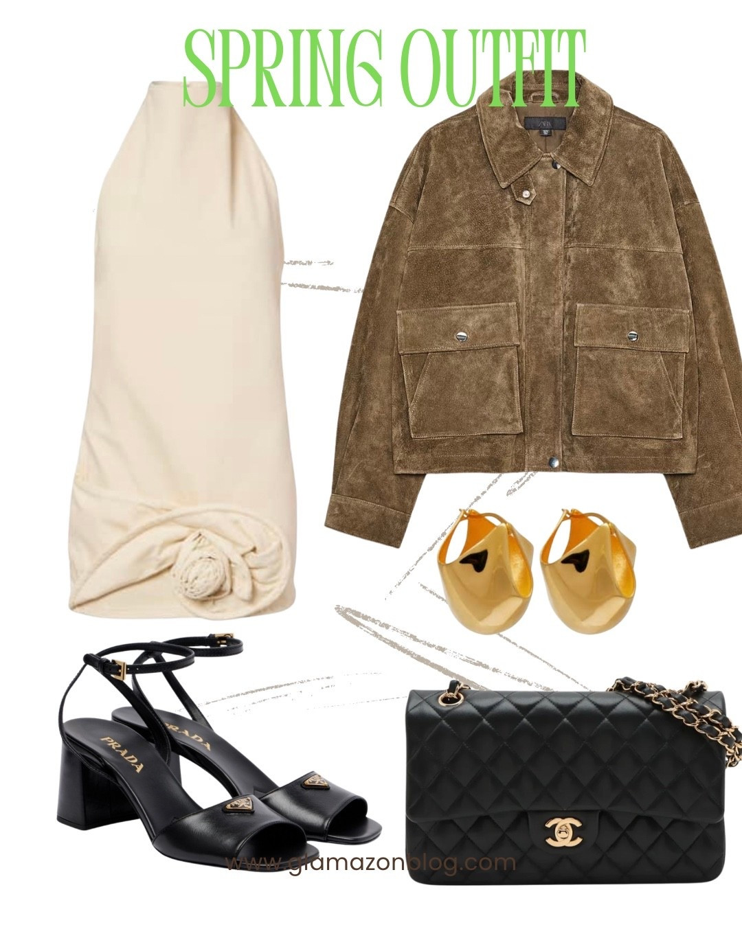 Zara suede jacket, Zara bomber, Chanel bag, Mytheresa, prada shoes 

#LTKUK #LTKspring #LTKgrwm