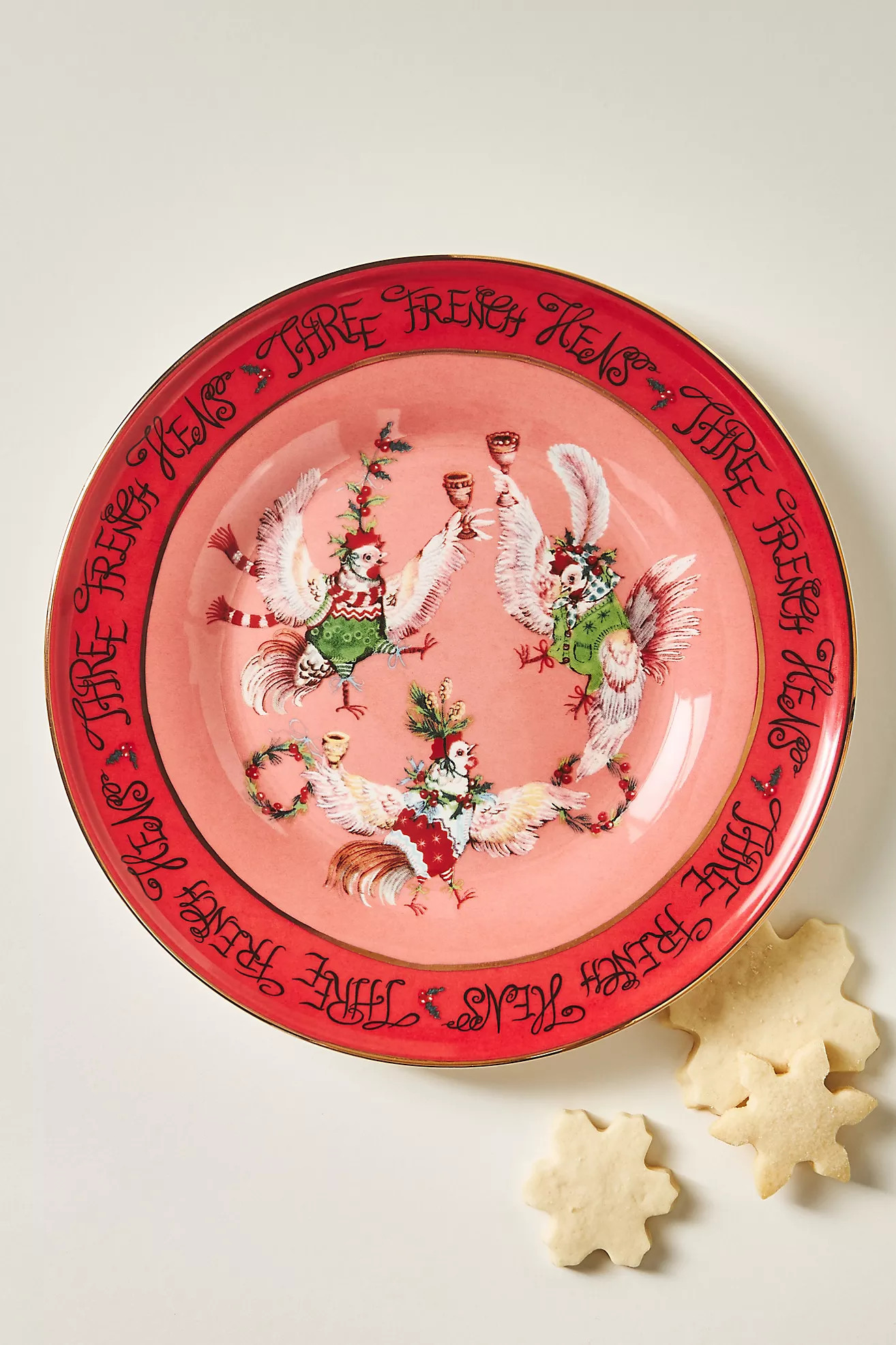 Phannapast Taychamaythakool x Anthropologie Twelve Days of Christmas Stoneware Dessert Plate | Anthropologie (US)