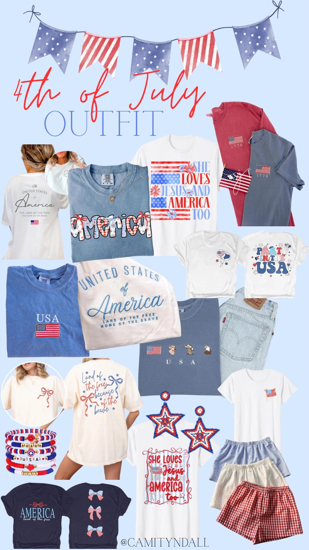 4th of July Outfits | Etsy | Tshirts | Patriotic | Holiday Weekend | Red, White & Blue 🇺🇸

#LTKSeasonal #LTKFindsUnder50 #LTKStyleTip