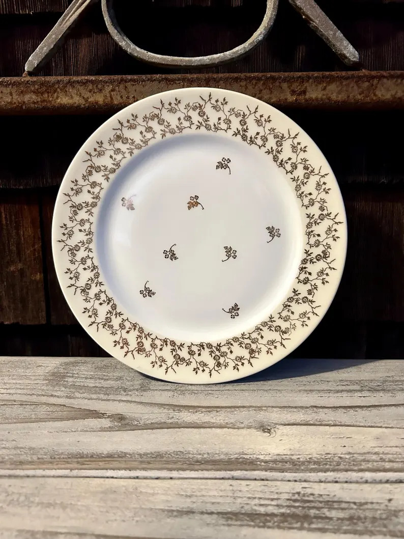 Vintage Charles Ahrenfeldt Limoges Plate: French Gold Floral Decor | Etsy (US)