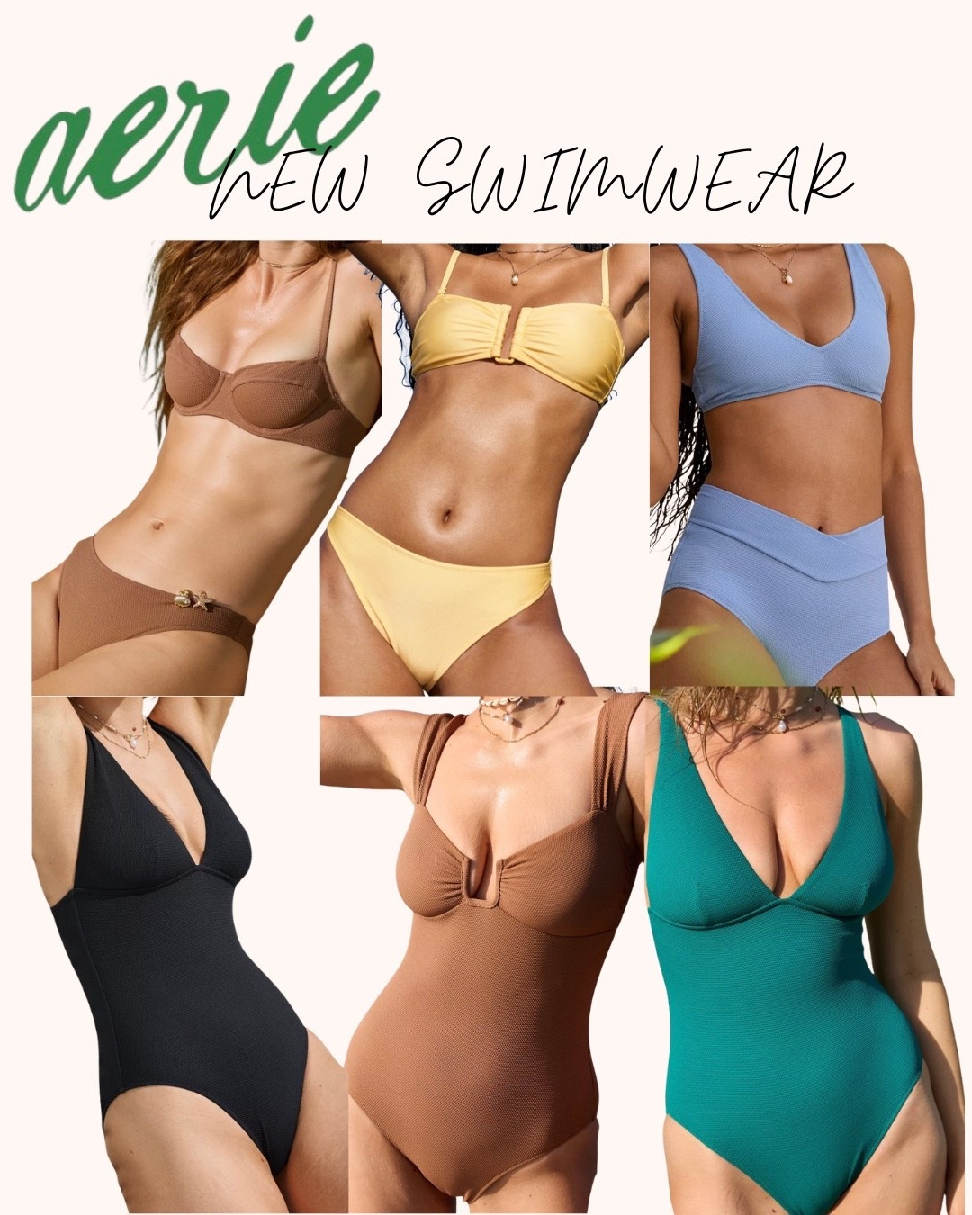These mom friendly swimsuits at Aerie 🤩 the full coverage bottoms and tummy control one pieces!!

#LTKTravel #LTKSwim #LTKmomlife