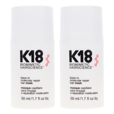 K18 Leave-In Molecular Repair Hair Mask 1.7 oz 2 Pack | Target
