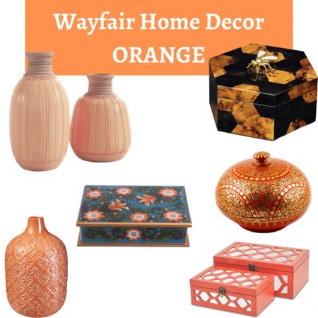 Orange home decor and home accessories

#LTKstyletip #LTKhome