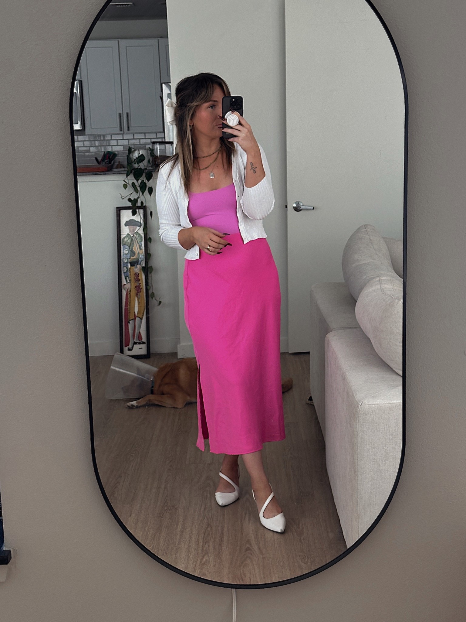 tank - princess polly
cardigan - shein
skirt - target
heels - amazon
bow - target 

#LTKWorkwear #LTKSummerEdit #LTKStyleTip