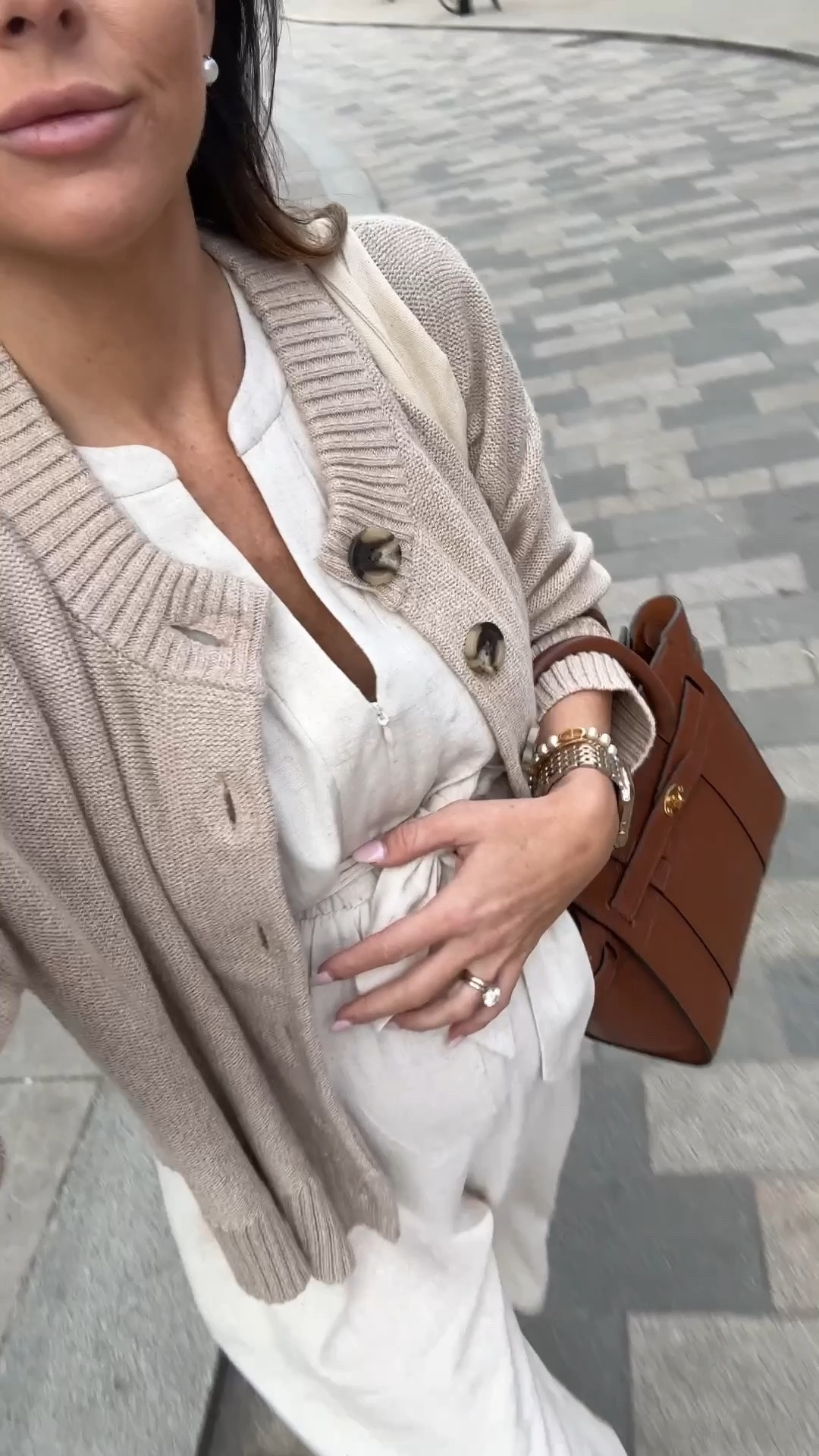 maternity jumpsuit, quince cardigan

#LTKFindsUnder100 #LTKBump