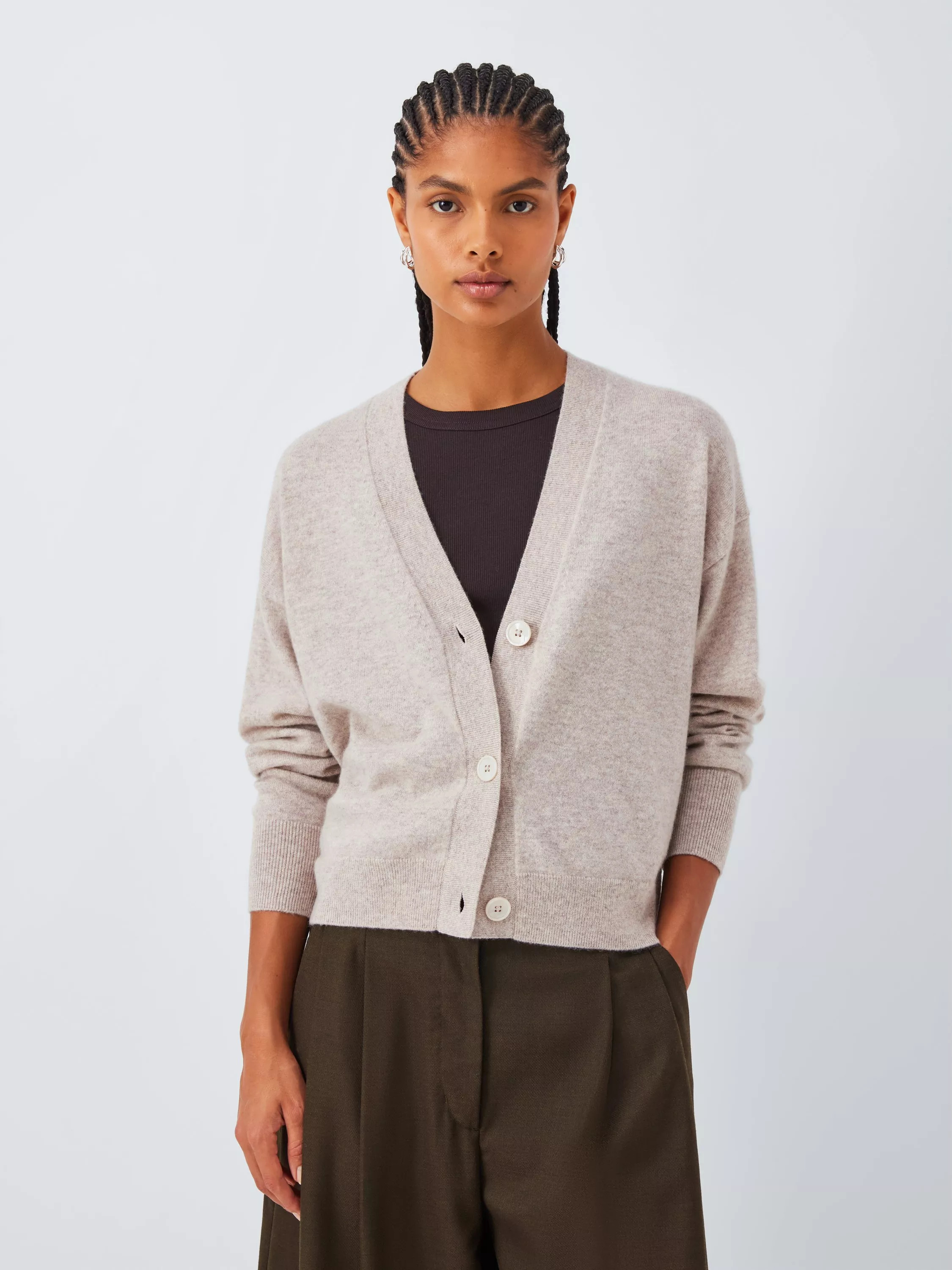 John Lewis Cashmere V-Neck Cardigan | John Lewis (UK)