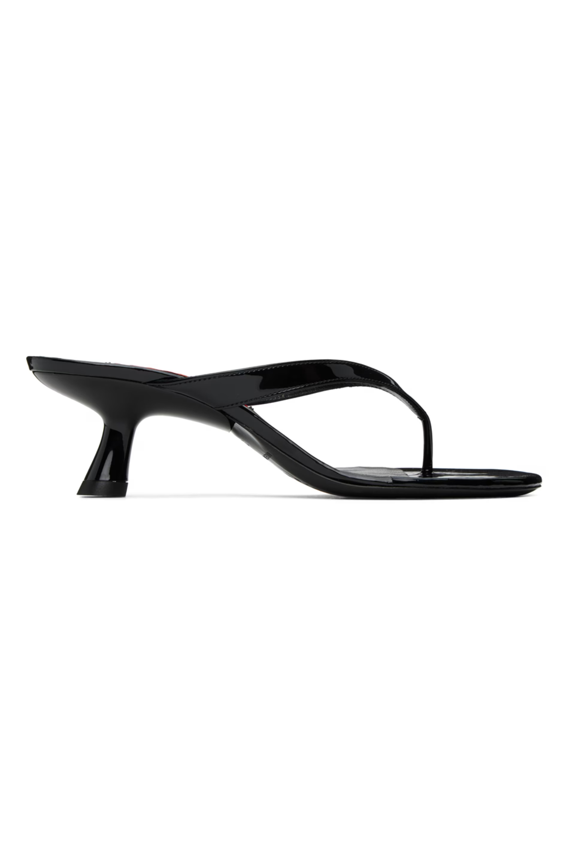 SIMONMILLER - Black Beep Heeled Sandals | SSENSE
