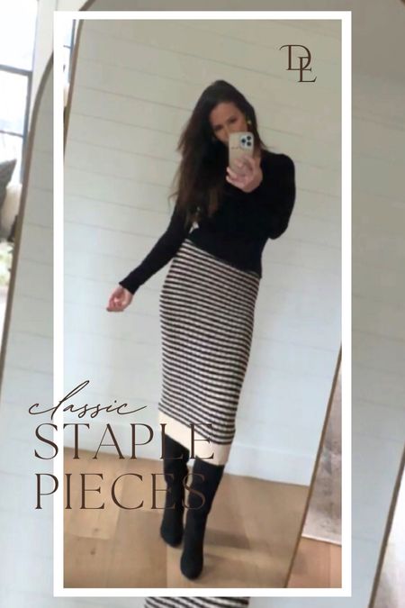 I love pieces that easily transition from winter to spring! This skirt is a sweater material that looks great with tall boots when it’s chilly or slingbacks for spring! 

🏷️ spring outfit , transitional outfits 



#LTKworkwear #LTKstyletip