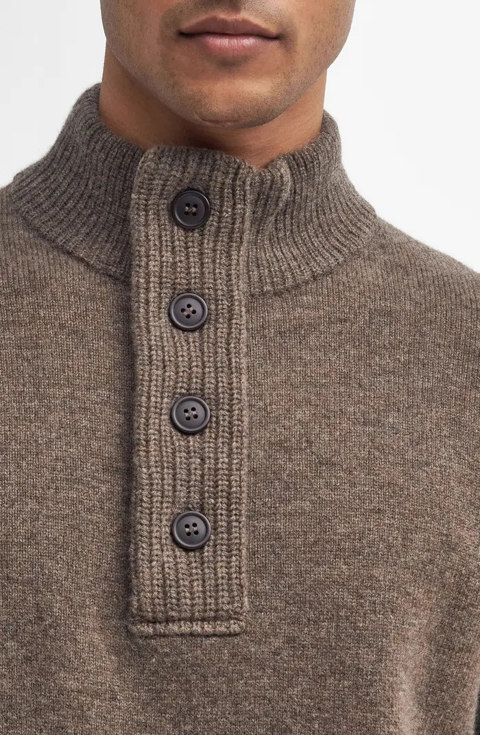 Patch Wool Quarter Zip Pullover | Nordstrom