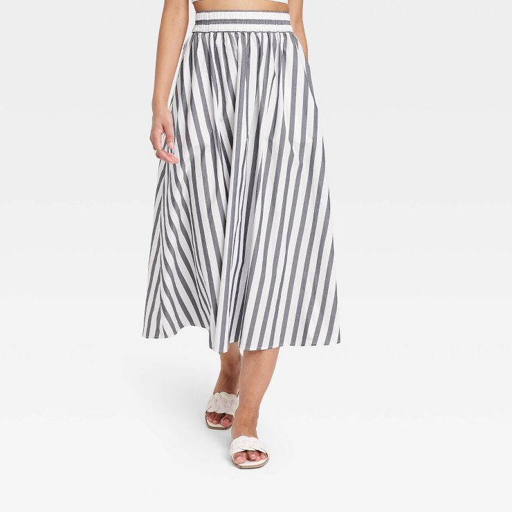 Women's Picnic Midi A-Line Skirt - A New Day™ | Target