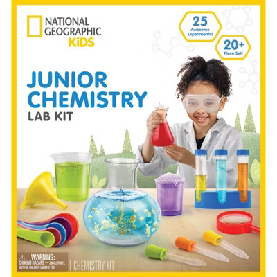 National Geographic JR. Chemistry Set: Science Kit for Preschool to 7th Grade with Activity Guide | Target