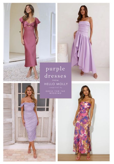 Wedding guest dress
Purple dresses from Hello Molly // wedding guest dresses // dresses for weddings under 100 // lavender dress // midi dresses // off the shoulder dress // satin dress // lilac dress // affordable cute dresses for weddings // lavender dress // purple bridesmaid dresses // bridesmaid dress // midsize dresses // dress under 100 // affordable outfit for a wedding // June wedding guest// summer wedding guest 

#LTKwedding #LTKsalealert 

Follow my shop @dressforthewed on the @shop.LTK app to shop this post and get my exclusive app-only content!


#LTKParties #LTKWedding #LTKMidsize