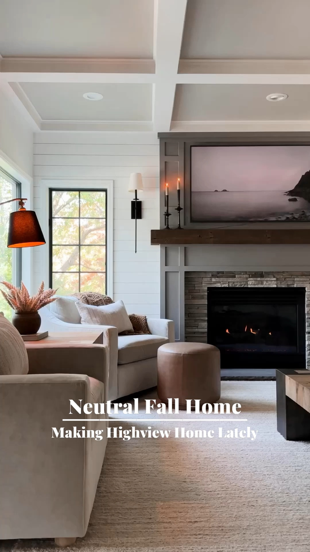 Neutral Fall Home Inspo. Our home is dressed in warm tones, cozy textiles and burning candles 🍂 just need the cooler weather now! 

I linked as much as I could! If there are any other links you need just comment and ill get you the link 🤎

#LTKVideo #LTKSeasonal #LTKHome