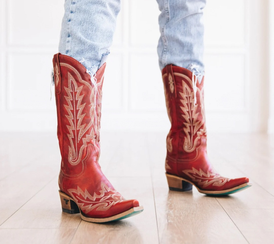 Lexington Red Cowboy Boots (Runs TTS) ! 🌿