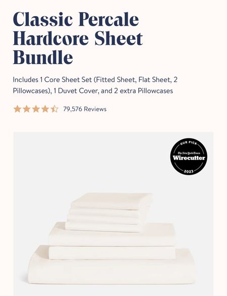 Took advantage of Brooklinen’s MDW sale and stocked up on more sheets. This is the best bundle imo and I’m obsessed with these sheets 

#LTKHome