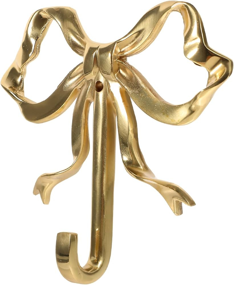 Zerodeko Bow Hook Bow Shaped Wall Hook Wall Peg Hook Single Hanger Vintage Wall Hooks Towel Robe ... | Amazon (US)
